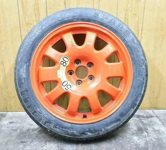 04-21 Jaguar X351 XJ XK XF Emergency Spare Tire Wheel Donut Rim T135/80R18 OEM