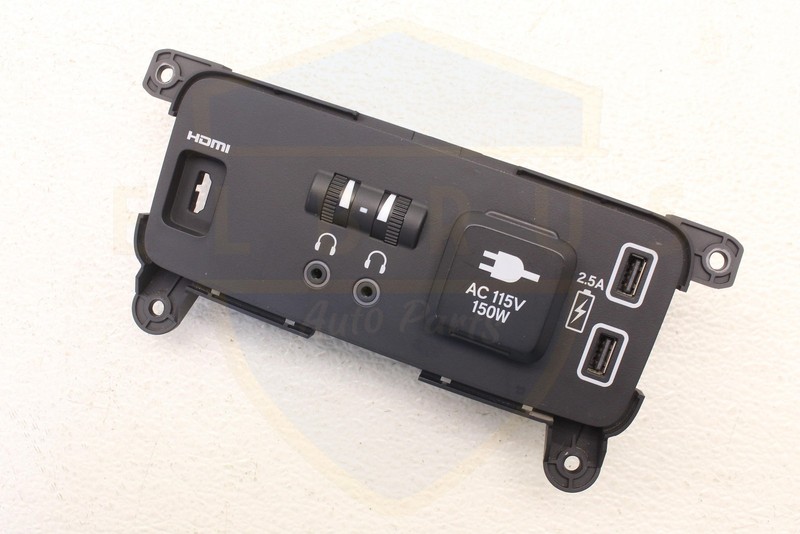HONDA PILOT 19 - 22 CENTER CONSOLE REAR POWER OUTLET HDMI USB AUX JACK PORT OEM