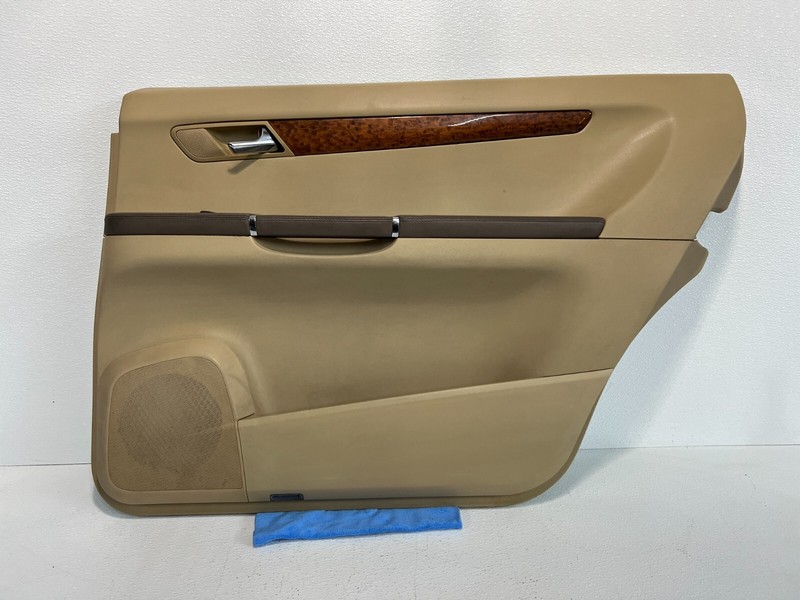 06-10 Mercedes R350 Passenger Rear Door Trim Panel Left OEM