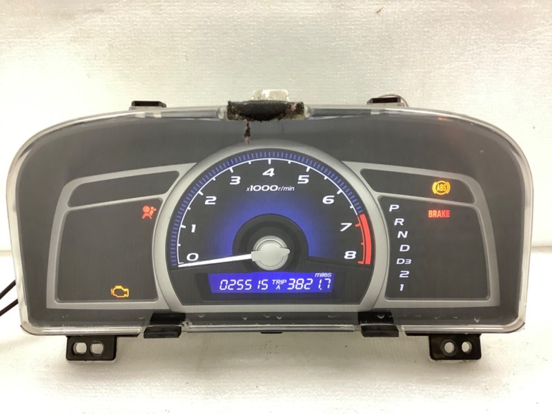 2007 Civic 2Dr LX AT Instrument Cluster Speedo Tacho Meter Gauges 25k OEM
