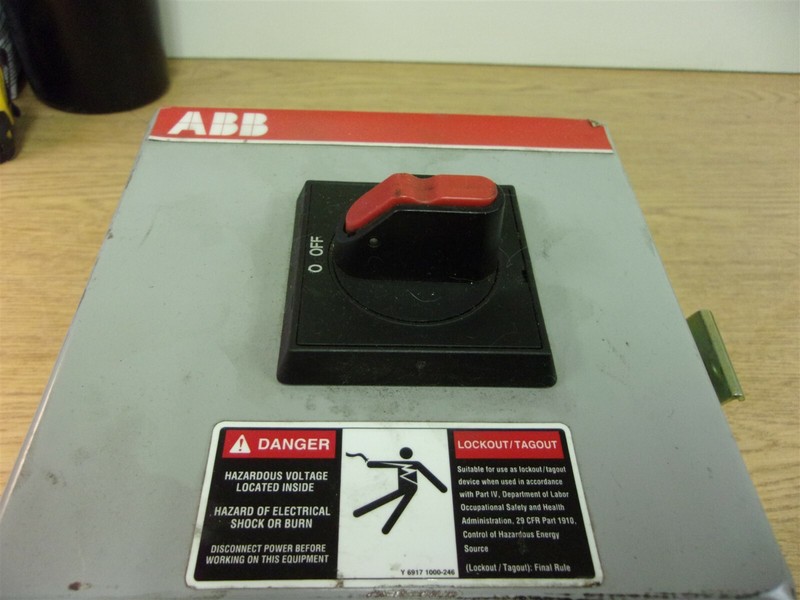 ABB NF251-3PBJA Disconnect Switch 600V 3P *FREE SHIPPING*