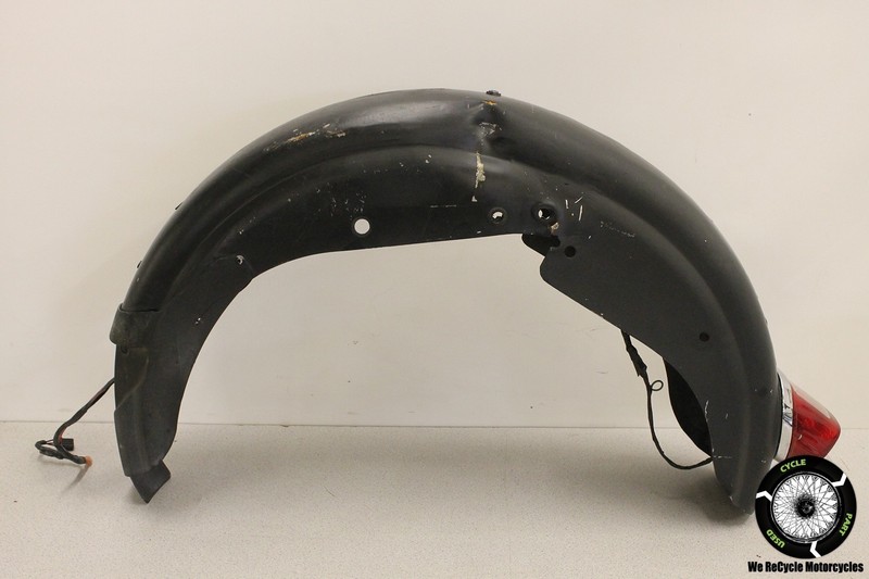1998 HARLEY DAVIDSON XL 883 SPORTSTER REAR WHEEL FENDER W BRAKE LIGHT LAMP XL883