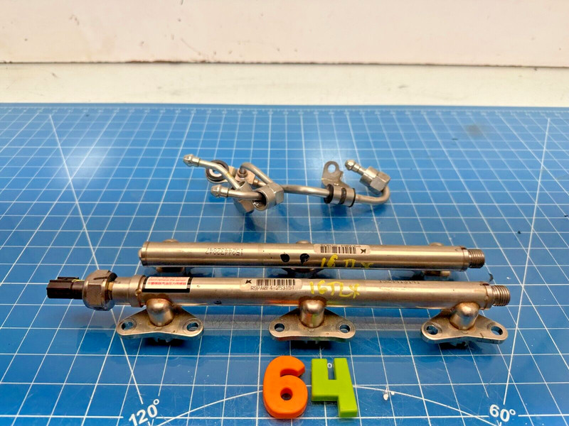 15-20 Acura 3.5L engine FUEL INJECTOR RAIL W/ PIPE OEM