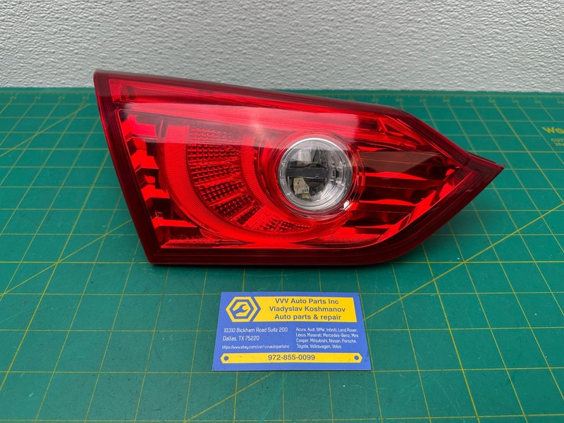 16-17 INFINITI Q50 REAR LEFT DRIVER SIDE INNER TAILLIGHT LIGHT LAMP OEM