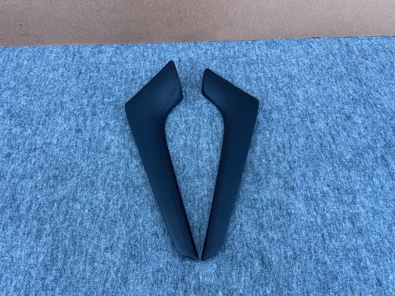 INFINITI Q50 14-24 OEM RED SPORT LEFT & RIGHT CENTER CONSOLE TRIM COVER PANEL