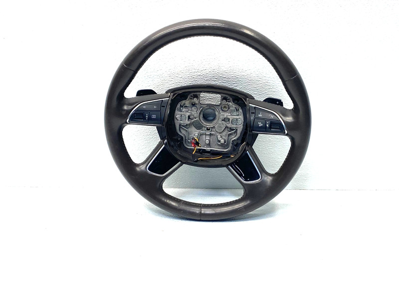 11-14 AUDI A8 L QUATTRO STEERING WHEEL OEM #A0.42