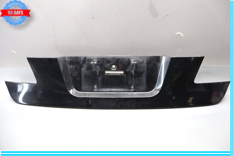 09-15 BMW 750i 750Li Rear Trunk Lid Hatch License Plate Molding Trim Cover Oem