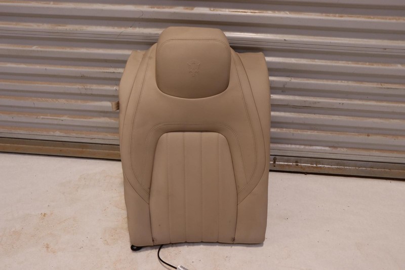 2014-2020 MASERATI QUATTROPORTE REAR RIGHT SEAT BACKREST CUSHION LEATHER TAN OEM