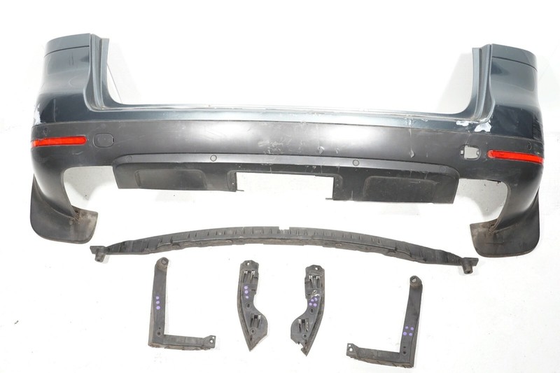 04-07 VOLKSWAGEN TOUAREG 7L 4.2L REAR BUMPER COVER TEAL 7LA CM1 COMPLETE OEM
