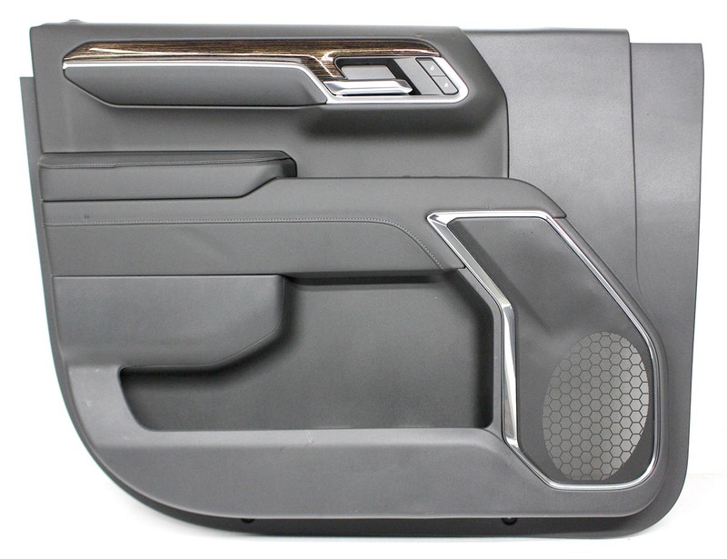 OEM Left Driver Side Front Door Trim Panel For GMC Sierra Black 86824707