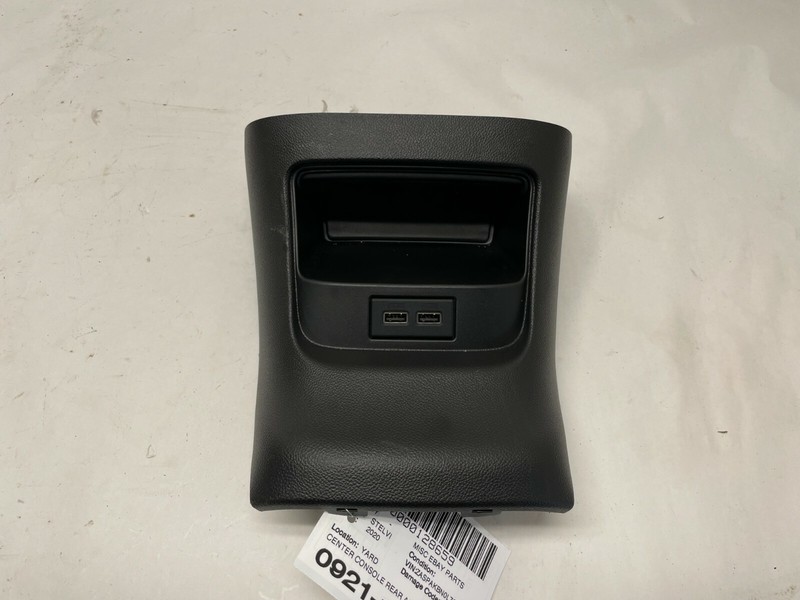 2017-2020 ALFA ROMEO STELVIO REAR CENTER CONSOLE USB OUTLET COVER PANEL TRIM OEM