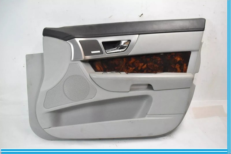 09-11 Jaguar XF X250 Front Right Passenger Side Interior Door Panel Gray OEM