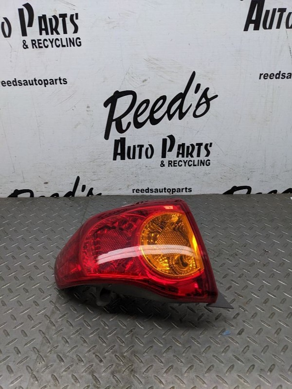 Driver Left Tail Light Quarter Panel Mounted Fits 11-13 COROLLA 1155827