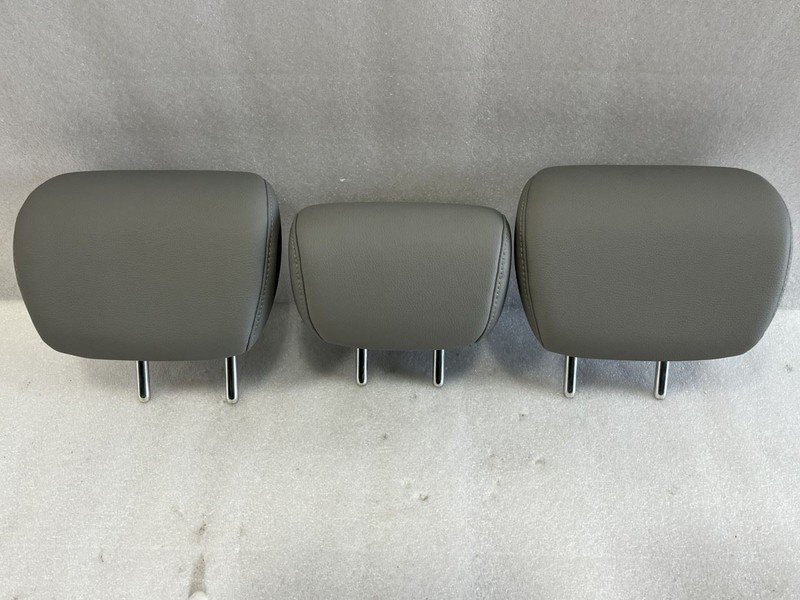 2016 2017 2018 ACURA ILX REAR SEAT HEADRESTS GRAY LEATHER 3 PIECES