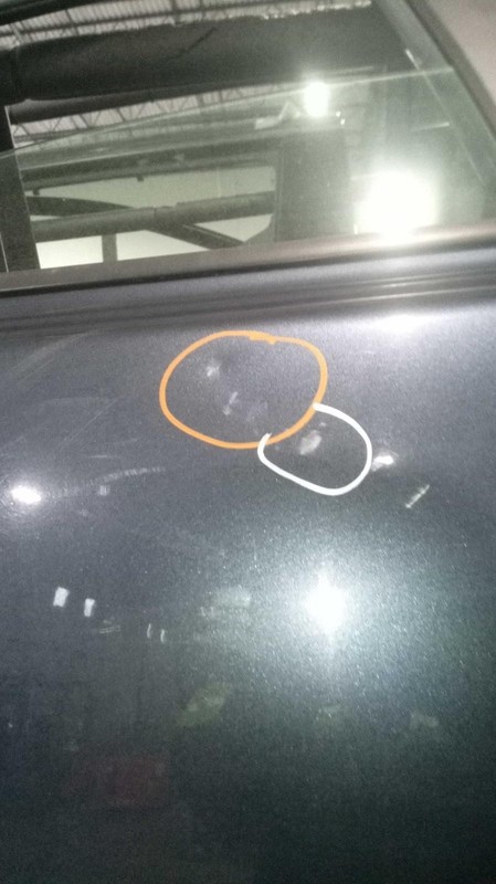 2011 Volvo 40 Series Blue Right Rear Door OEM Used Dents 169k Miles NJ25-23118