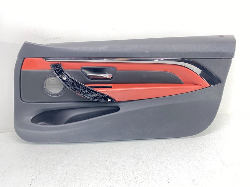 15-20 BMW F82 F83 M4 Front Right Passenger Door Panel Sakhir Orange Leather OEM✅