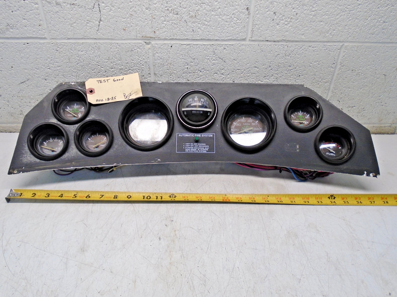 O1 Bayliner Teleflex Marine Gauge Cluster MPH Fuel Volts Temp Oil RPM & More