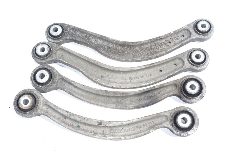 08-14 MB C300 4MATIC W204 CONTROL ARM LOWER UPPER REAR LEFT RIGHT SET 4 OEM