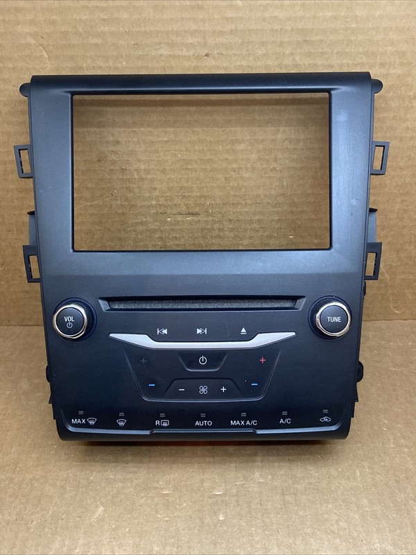 14-15 Ford Fusion Temp Temperature Climate Radio Control Bezel DS7T-18E245-MN