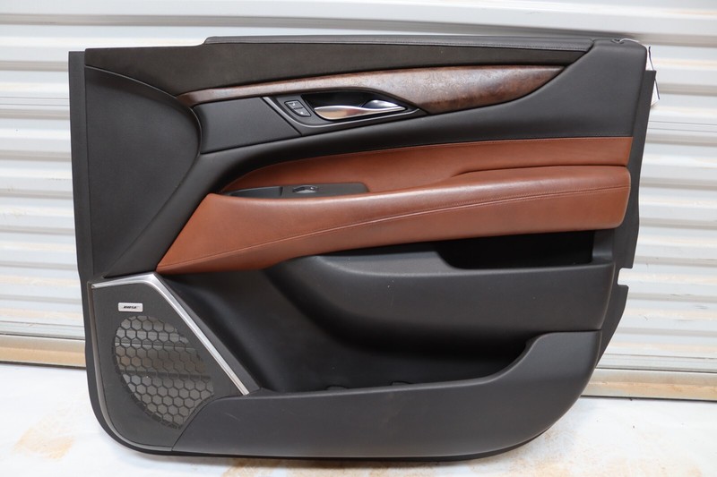 2015-2017 CADILLAC ESCALADE FRONT RIGHT PASSENGER SIDE DOOR PANEL TRIM OEM