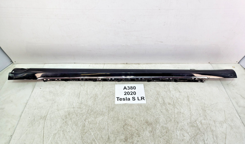 ✅ 2012-2020 OEM Tesla Model S Left Driver Side Skirt Rocker Panel Shell Black*