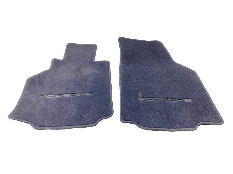97-04 Porsche Boxster 986 Front Left & Right Carpet Floor Mat Set Of 2 Black OEM