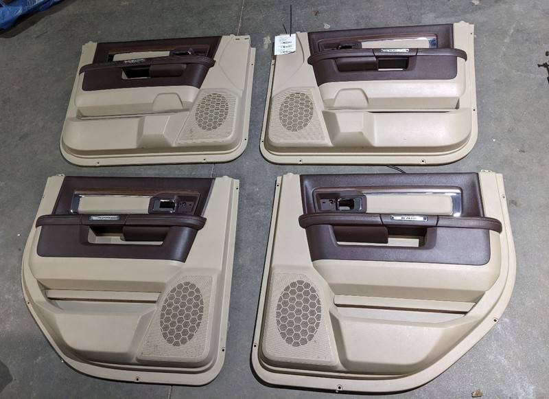 2013-2018 RAM 1500 2500 CREW CAB LARAMIE LONG HORN PANEL SET OF FOUR 11652962013