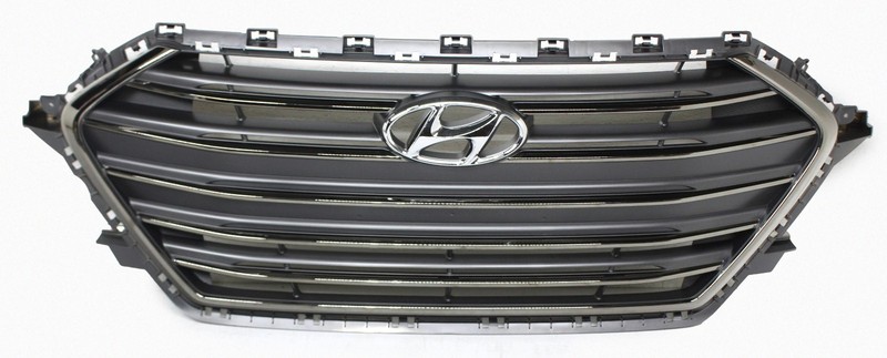 OEM Upper Grille For Hyundai Elantra Sedan (US) 86350-F3100 Chrome Surround