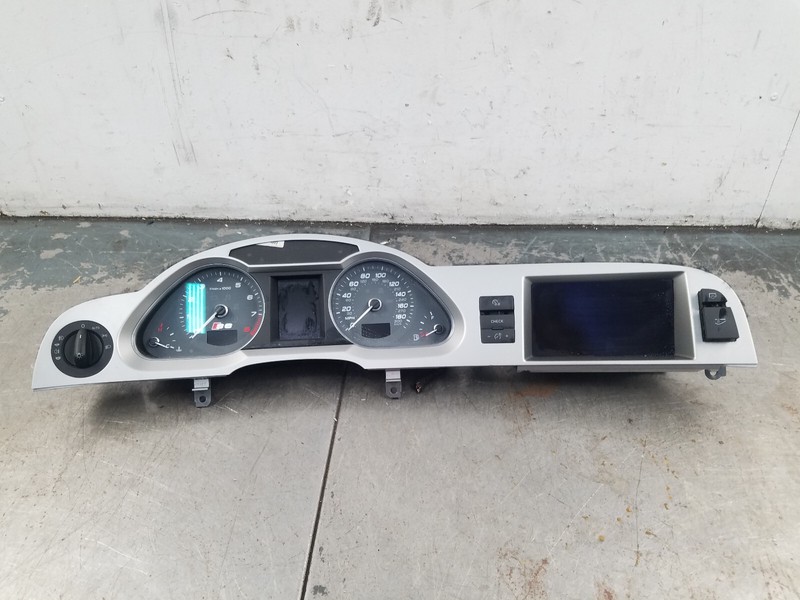 2007 Audi S6 Quattro C6 Gauge Cluster/ Bezel #5876 Y5