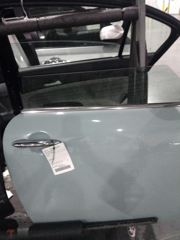 2013 MINI COOPER Right Front Door Blue B28 Little Ding 364714