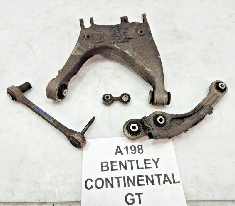 ✅ 03-12 OEM Bentley Continental GT GTC Rear Right Passenger Side Control Arm SET