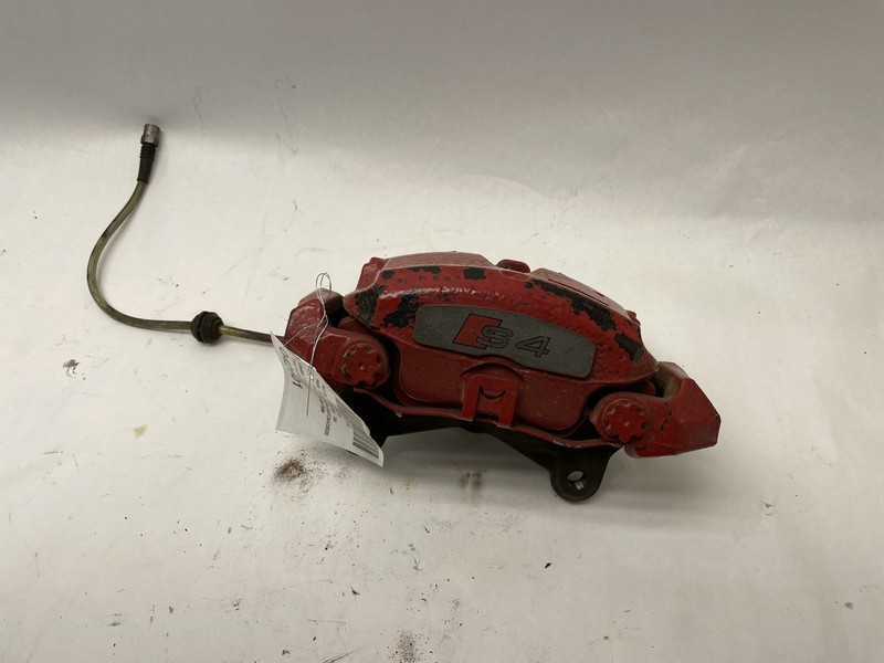 2010-2011 AUDI S4 LH DRIVER SIDE FRONT BRAKE CALIPER OEM RED