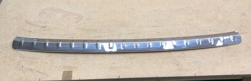 2017 - 2021 NISSAN ROGUE SPORT Stainless / Chrome Rear Bumper Protector OEM*