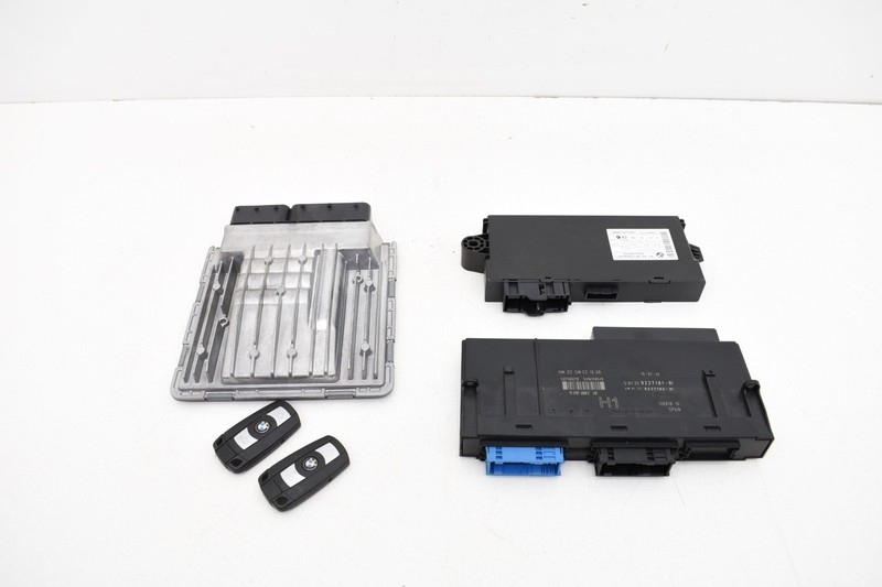 2010 BMW E90 328xi MANUAL AWD 3.0L N51 ECM DME CAS3 BODY MODULE KEY SET OEM KW58
