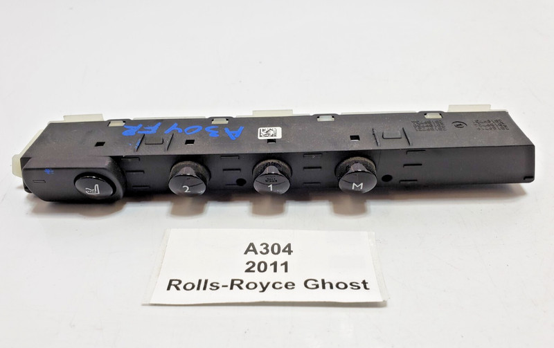 ✅ 2010-2014 OEM Rolls Royce Ghost RR4 Front Right Passenger Memory Switch Panel