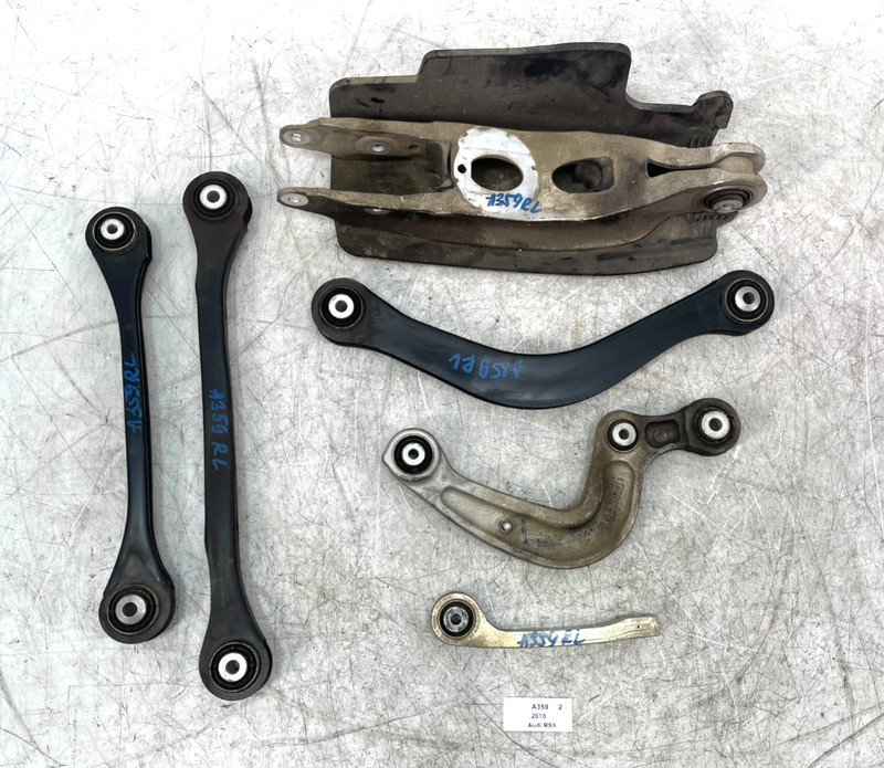 ✅ 17-24 OEM Audi RS5 A5 S4 S5 Rear Left Driver Side Lower Upper Control Arm SET