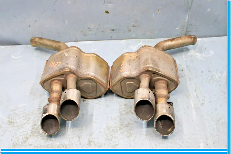 14-17 Maserati Ghibli M157 Rear Right & Left Side Exhaust Muffler Tip OEM