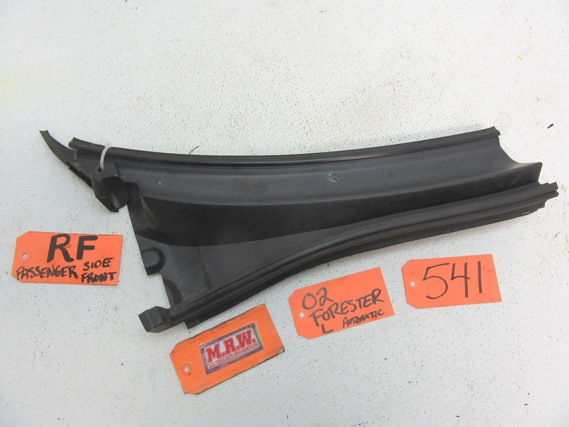 WINDSHIELD WIPER ARM COVER COWL VENT PASSENGER SIDE R for 98-02 SUBARU FORESTER