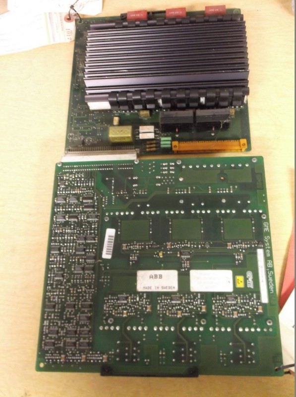 ABB DSQC 236T Robotic Control 2- Board Assembly, For Parts or Repair