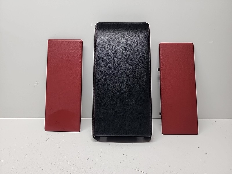 03-06 Mercedes SL500 SL65 Storage Compartment Lid Cover Rear Right Black Red OEM