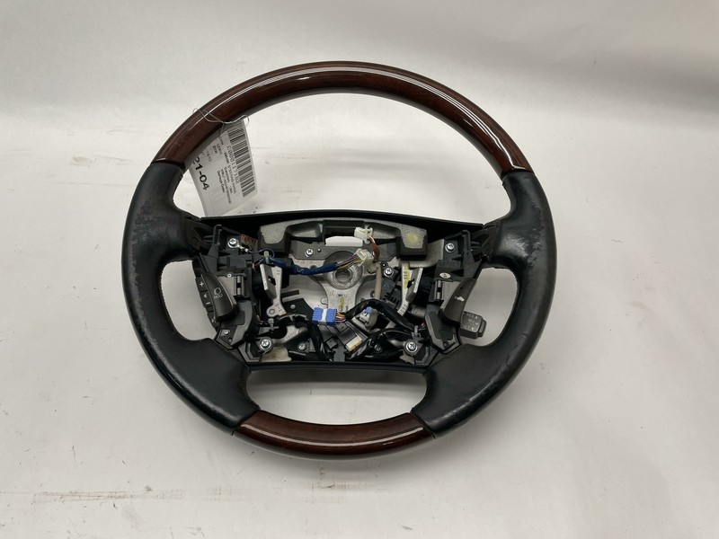2008-2009 LEXUS LS600 STEERING WHEEL WOOD GRAIN HAS SOME WEAR