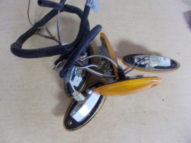 Amber Marker Light Assembly and Wiring Harness Lens AFL91 8917345