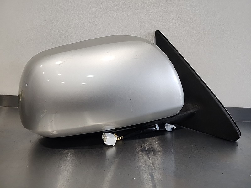 08 Thru 13 Toyota Highlander Door Mirror Right RH Folding Puddle Lamp OE Silver