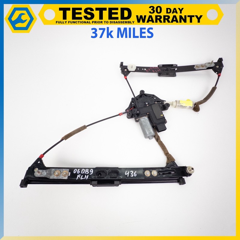05-18 ASTON MARTIN DB9 VANQUISH FRONT LEFT DRIVER WINDOW REGULATOR MOTOR OEM