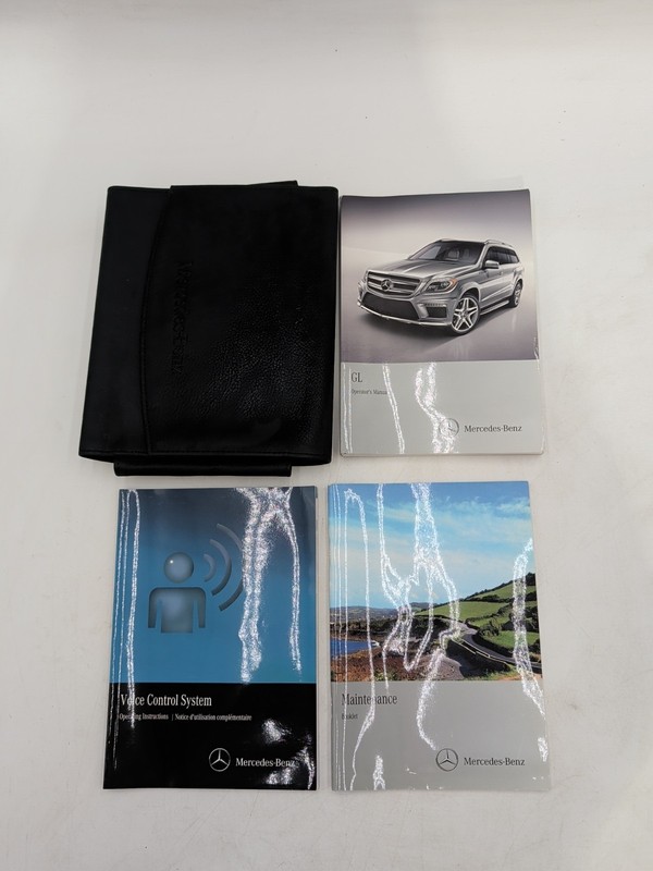 2014 MERCEDES GL CLASS OWNERS MANUAL 350 450 550 GL63 AMG Set