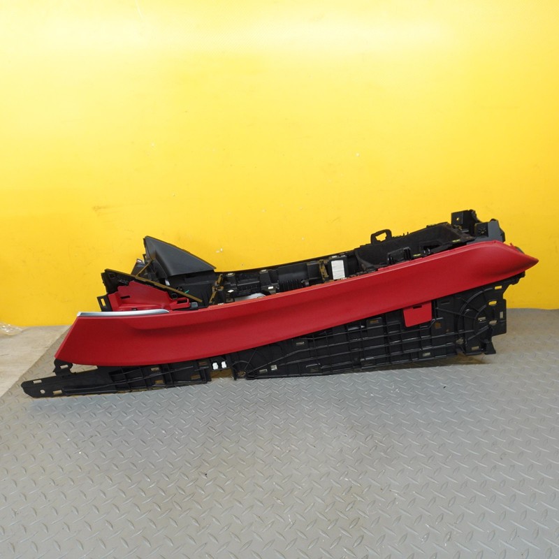 2018-2024 ALFA ROMEO STELVIO CENTER CONSOLE STORAGE BASE BODY OEM RED 6NY55LXHAA