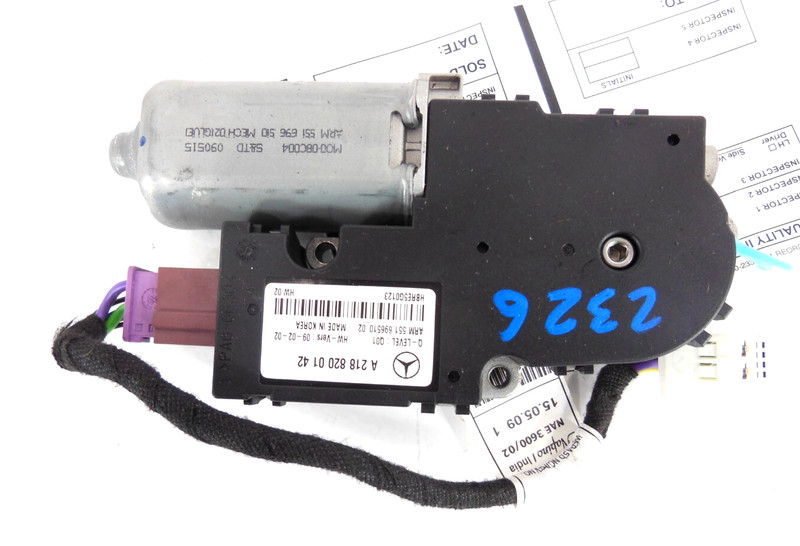 2014-2016 Mercedes E250 Sunroof Sunshade Motor OEM 2188200142