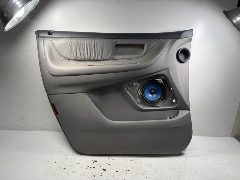 99-04 Honda Odyssey EX Left Front Door Panel Gray Leather OEM