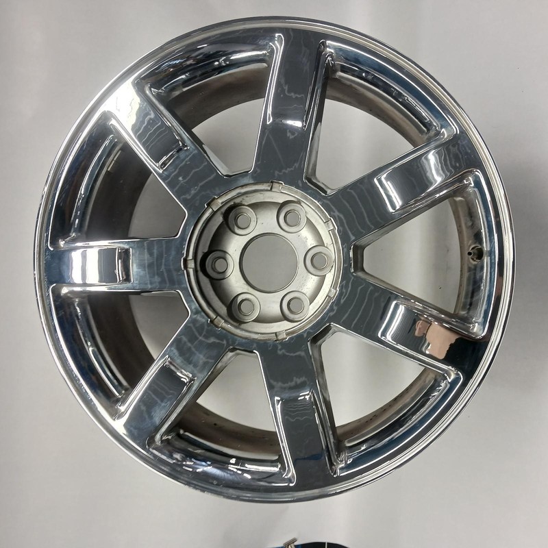 09-'14 CADILLAC ESCALADE Wheel 22x9 7 spoke chrome w/caps OEM Grade B