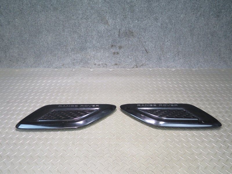 2014-2017 RANGE ROVER SPORT L494 FRONT HOOD BONNET AIR VENT GRILLE TRIM SET OF 2